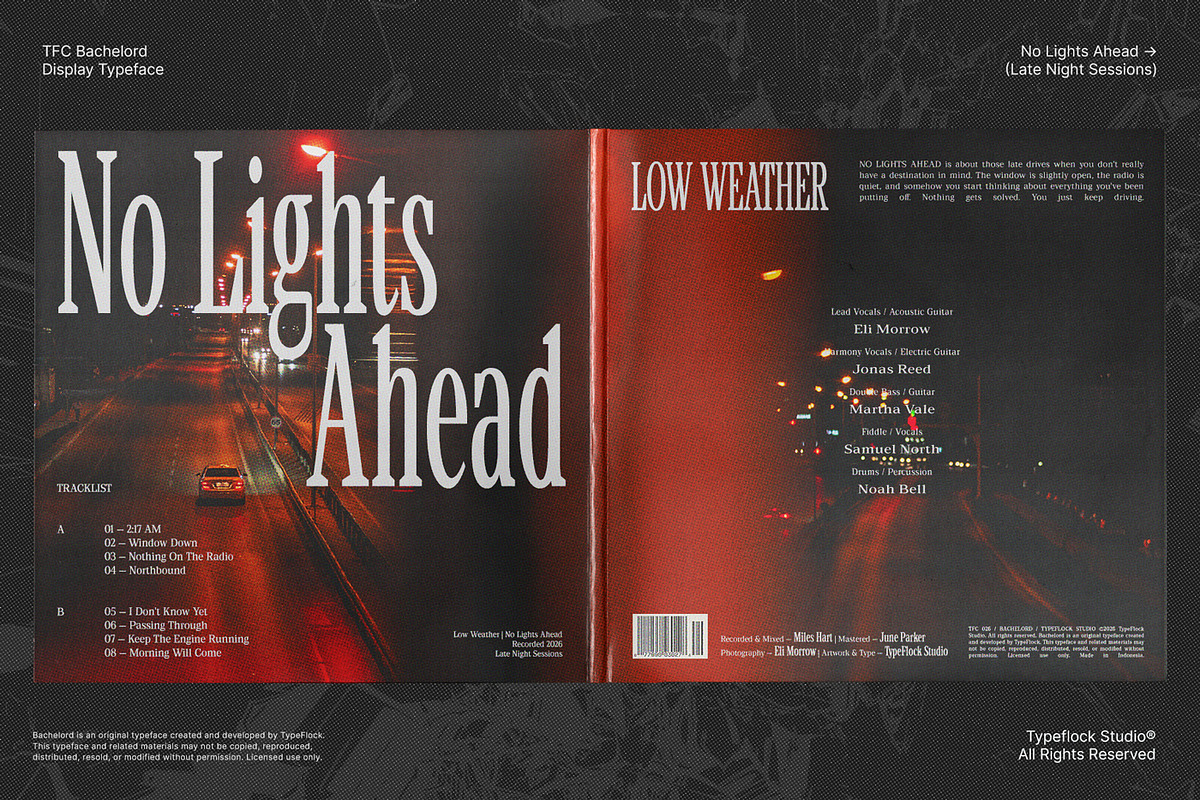 TFC Bachelord - High Contrast Font, a Sans Serif Font by Type Flock (Photo 13 of 15)