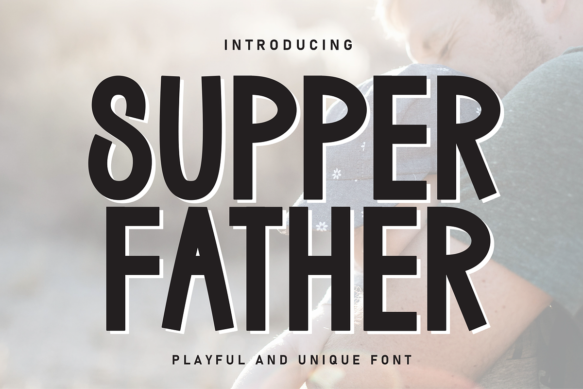 Supper Father | Script Font, a Script Font by Scratchones (Photo 1 of 8)