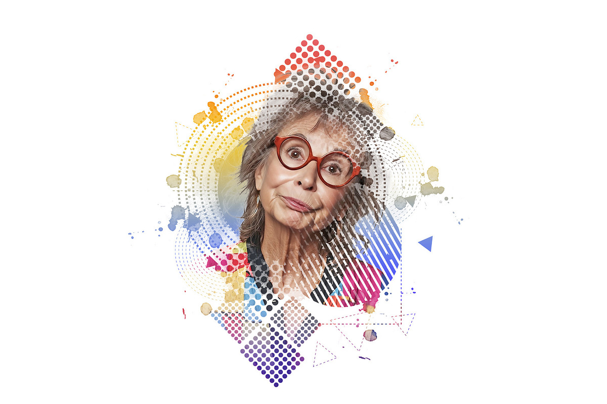 Geometric Portrait Photoshop Action, an Action Add-On by Photoshop Action (Photo 3 of 11)