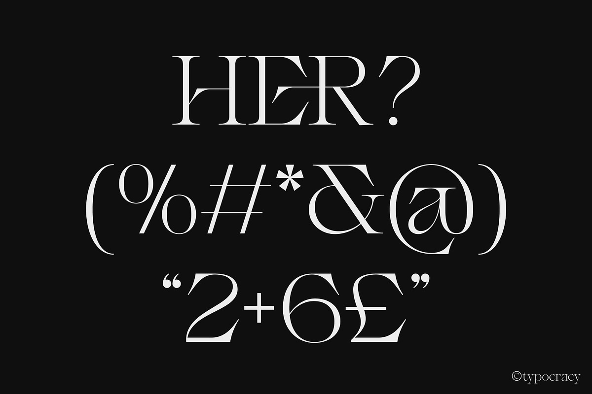 Coera - Elegant Serif Typeface, a Serif Font by Typocracy Studio (Photo 7 of 10)