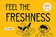 Jusbuah, a Sans Serif Font by Pinisi ART (Thumbnail 5 of 10)