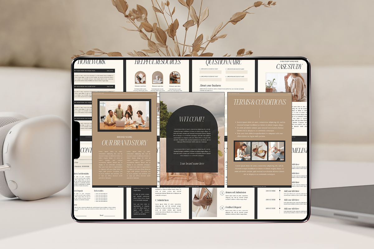 TERRA Client Guides Bundle, a Brochure Template by Creatif Foundry (Photo 10 of 12)