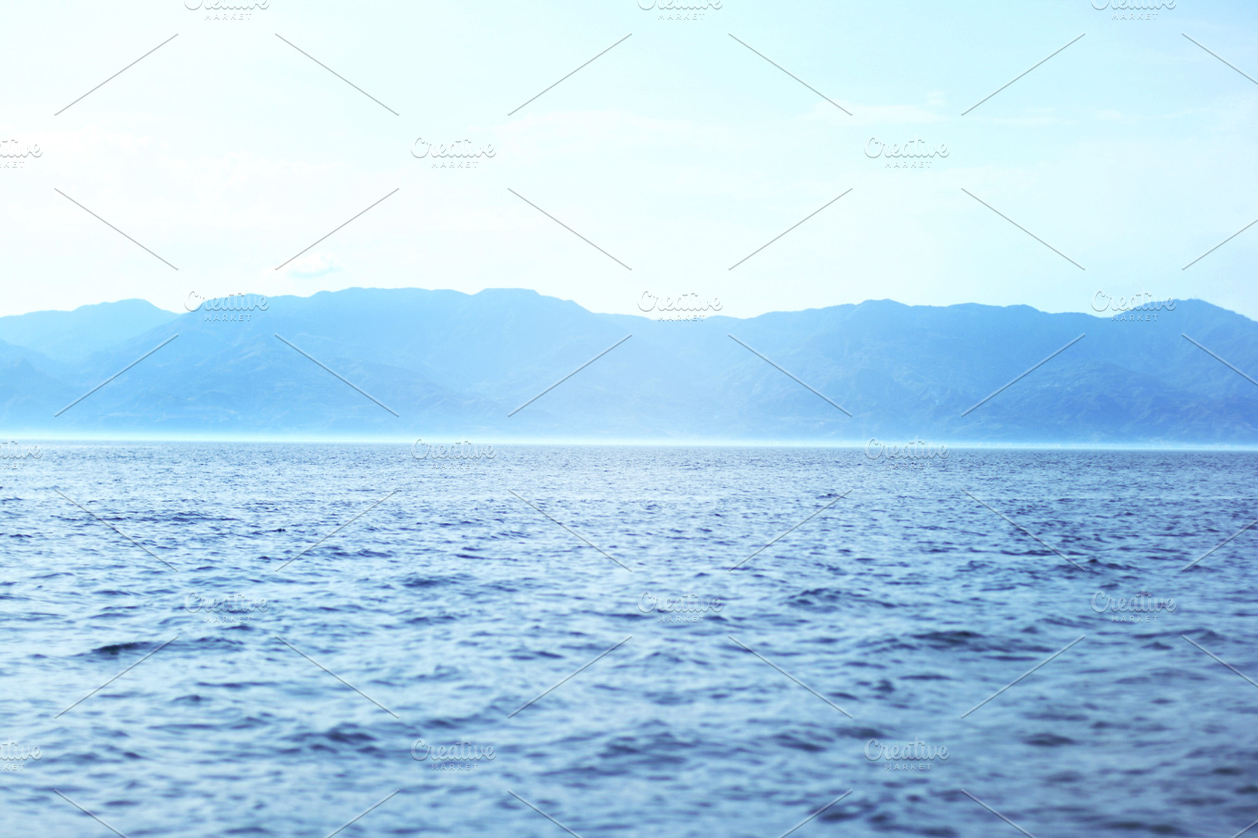 Horizon haze in the sea landscape, an Abstract Photo by Maria Dattola Photography