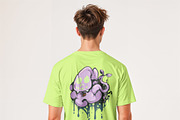 T-Shirt Mockup PSD Front & Back View, a Shirt Mockup by Pixel Foundry (Thumbnail 5 of 11)