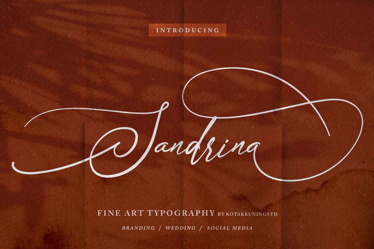 Sandrina- Elegant Script Font