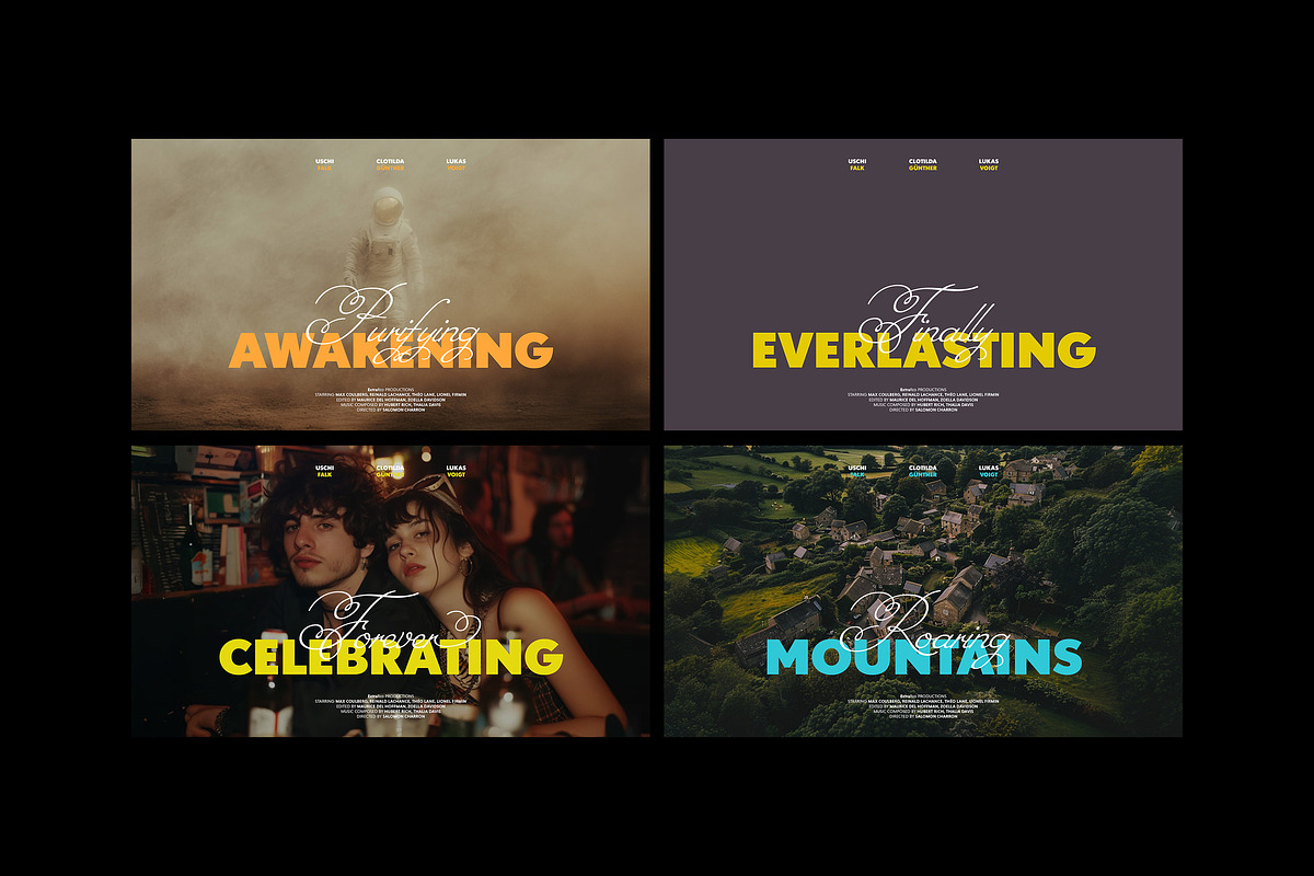 Film Titles Collection, a Templates & Theme by pixelbuddha.net (Photo 14 of 26)