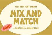 Very Font Family - Handmade Retro, a Sans Serif Font by Studio Funshop by Kelli (Thumbnail 11 of 21)