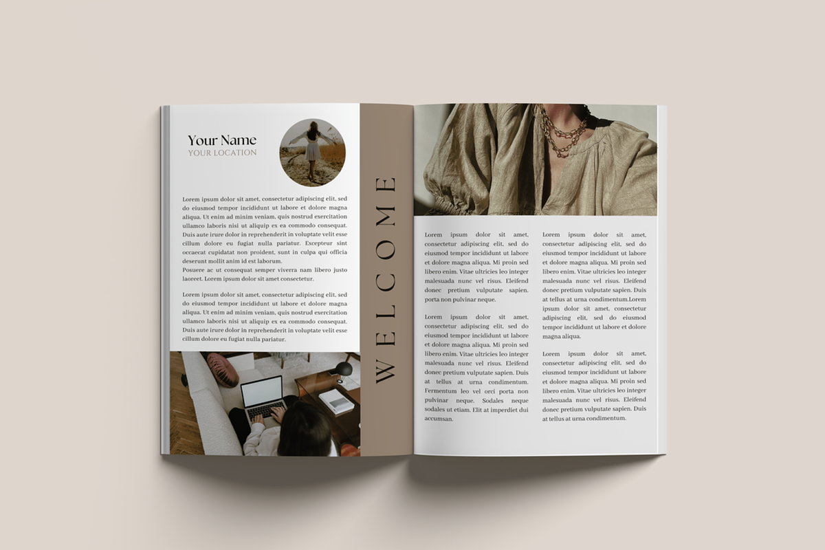 Canva E-course Ebook Template, a Magazine Template by Alloura Template Studio (Photo 6 of 7)