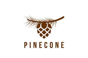 Simple and Wild Pinecone Logo Design, a Branding & Logo Template by AlvinStd