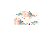 Crane birds with natural elements, a Pattern Graphic by marukopum (Thumbnail 5 of 15)