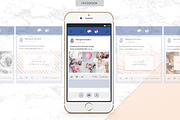ROSE GOLD | Social Media Pack 2, a Social Media Template by Marigold Studios (Thumbnail 8 of 14)