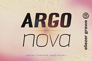 Argo Nova - Sans Serif Font, a Sans Serif Font by Eliezer Grawe (Thumbnail 1 of 10)