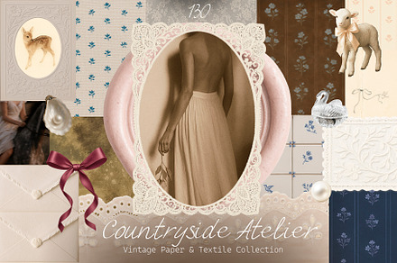 Countryside Atelier Paper & Textile, a Background Graphic by Lidberia