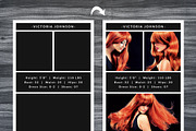 Model Comp Card Template, a Card Template by NM-Design-Studio (Thumbnail 2 of 2)