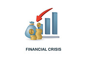 Economic Crisis 3D Icons Set Bundle, an Object Graphic by Aimagenarium@gmail.com (Thumbnail 13 of 21)