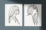 Woman Minimal Line Art Collection, an Illustration by velychko.ua (Thumbnail 4 of 18)