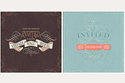 Set of ready design for invitations, an Illustration by ARSCOR (Thumbnail 5 of 6)