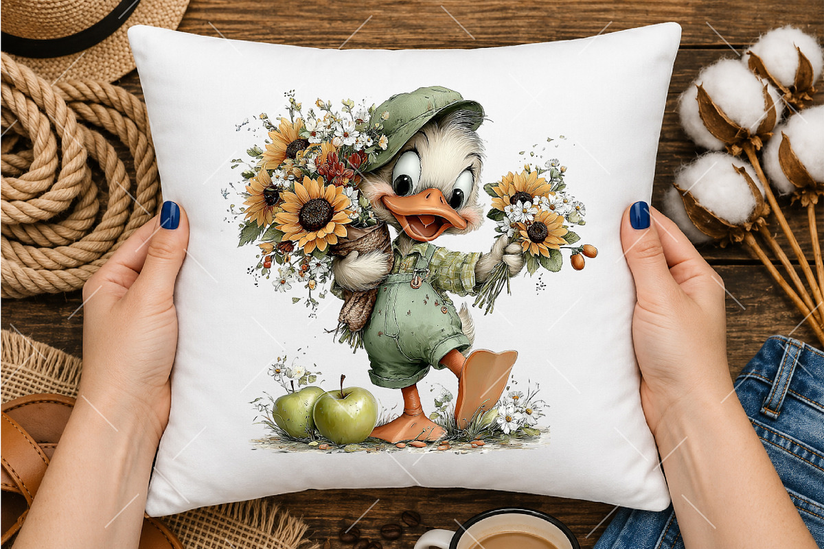Whimsical Duck Clipart Bundle, a Seasonal Illustration by OK Design (Photo 4 of 6)