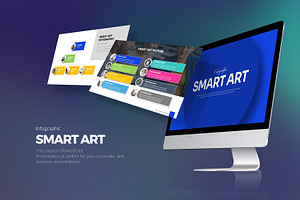 Smart Art  PowerPoint Templates, a Presentation Template by Stock Shape