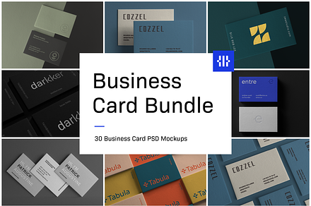 Business Card Mockup Bundle