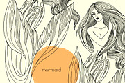 Hand-drawn Female portraits, an Illustration by Mandarinkas art (Thumbnail 7 of 12)