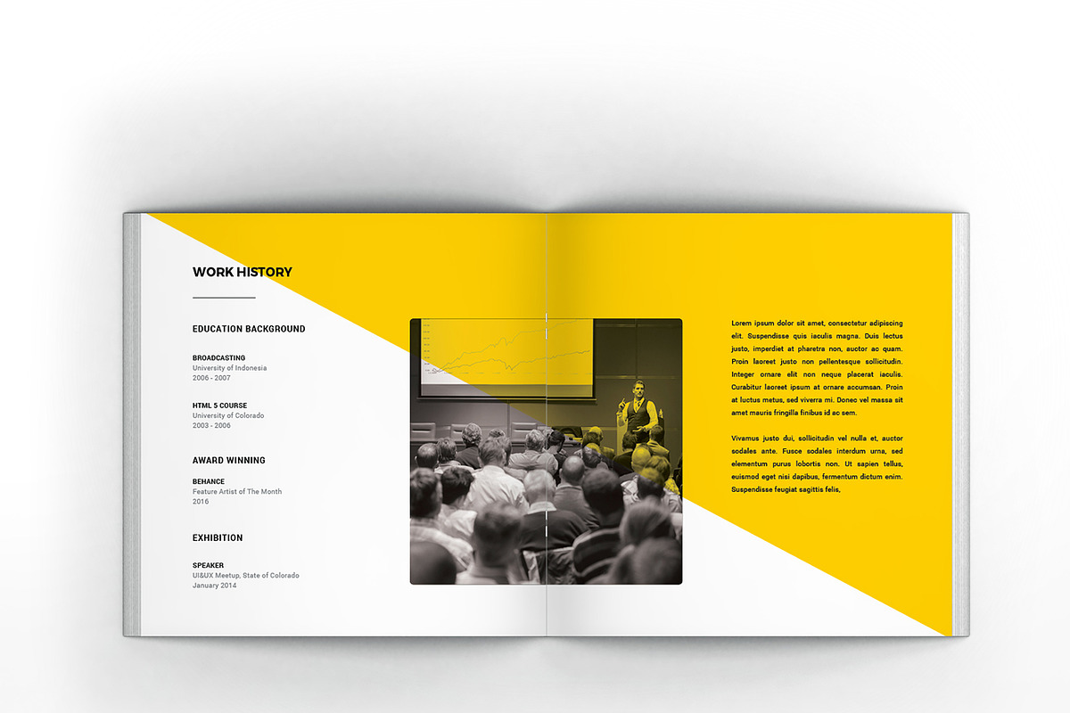 Portfolio Square Brochure, a Brochure Template by Incools Stokie (Photo 5 of 12)
