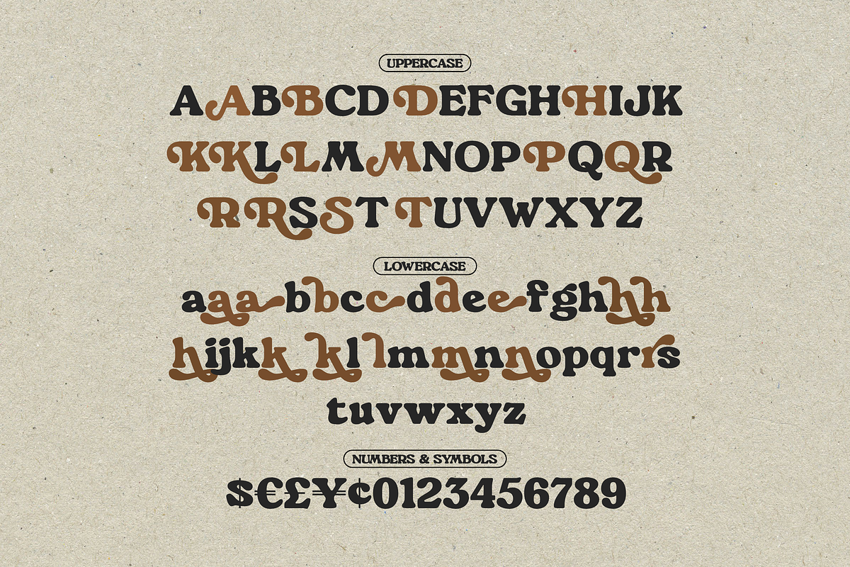 Sideboard - Tight Spaced Retro Serif, a Serif Font by Surplus Type Co (Photo 2 of 9)