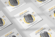 Talk show social media podcast flyer, a Social Media Template by MnGfx (Thumbnail 1 of 4)