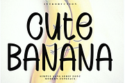Cute Banana, a Script Font by FreshTypeINK (Thumbnail 1 of 8)