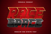 Race Space, a Sans Serif Font by Wangsinawang Studio (Thumbnail 1 of 8)