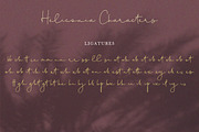Heliconia Script Font, a Script Font by Face Lab (Thumbnail 8 of 8)