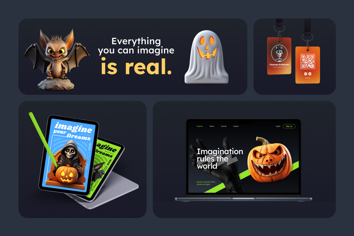 320 Elements Halloween Characters, a Characters & Person 3D Model by Digital Blood (Photo 5 of 15)