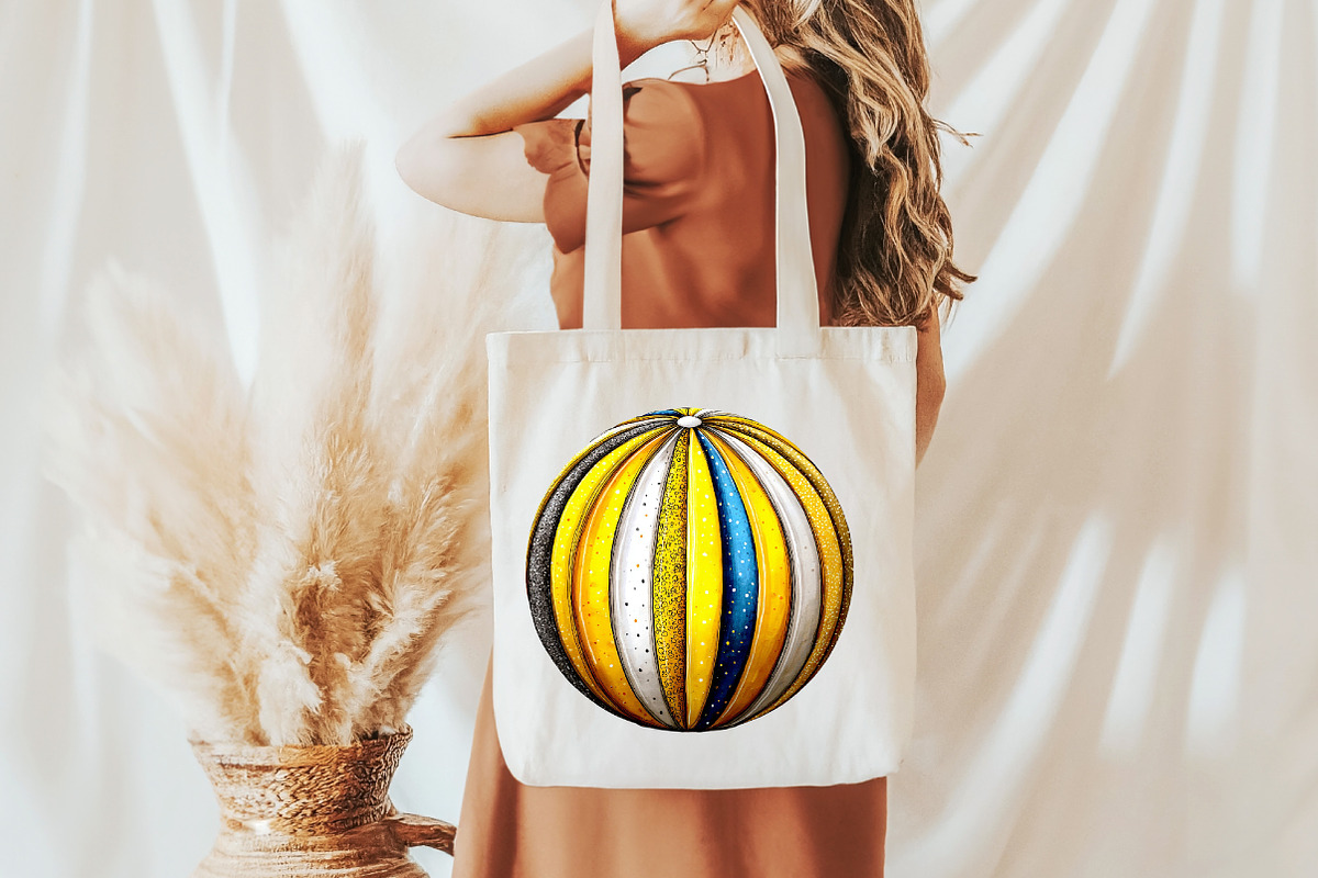 Whimsical Summer beach ball, an Illustration by Designworld (Photo 7 of 7)