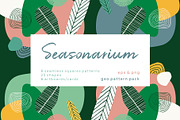 Floral abstract bundle. Botanic set., a Pattern Graphic by lisa_kalev (Thumbnail 18 of 24)