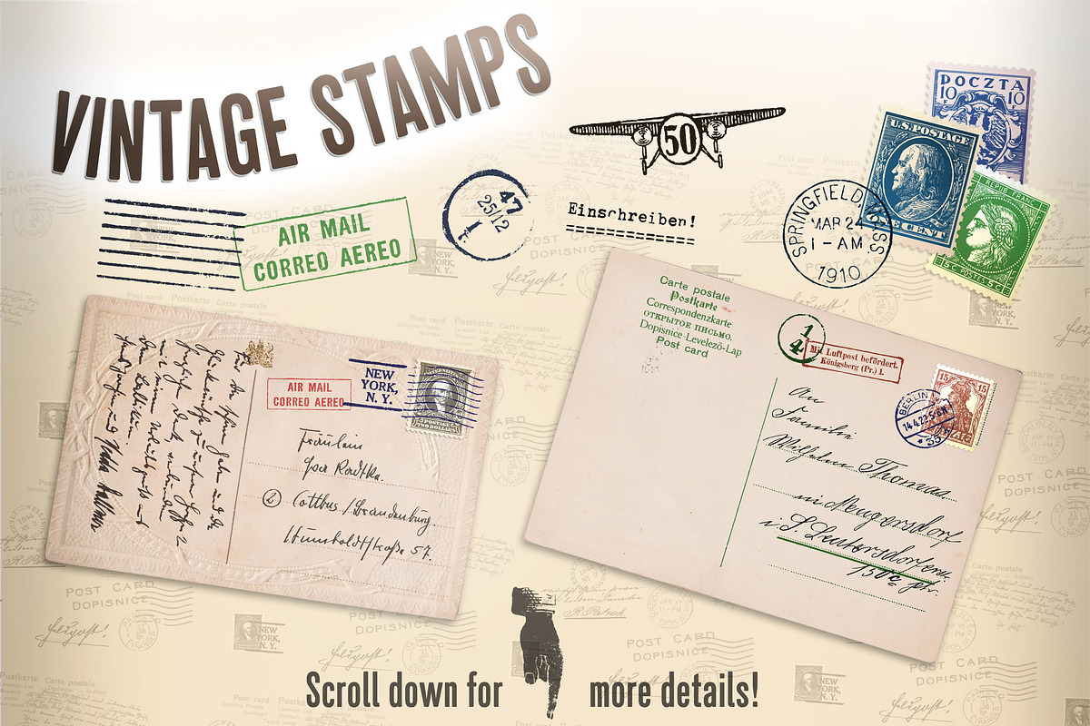 Vintage Stamps One