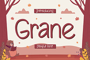 Grane - Playful Font, a Handwritten Font by Typefactoryco (Thumbnail 1 of 10)