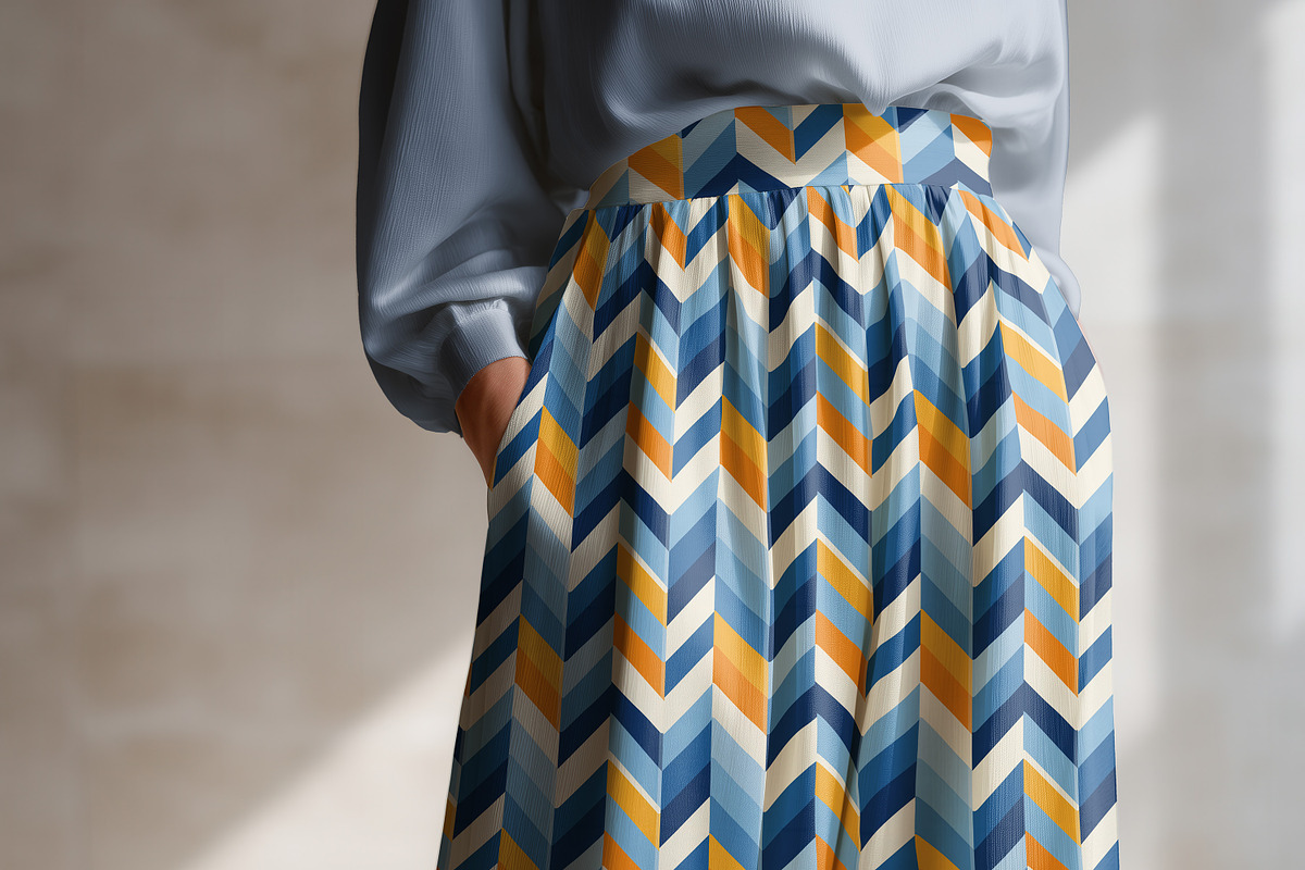 Satin Maxi Skirt Editable Mockup PSD, a Bottom Mockup by 1001 mockups (Photo 9 of 9)