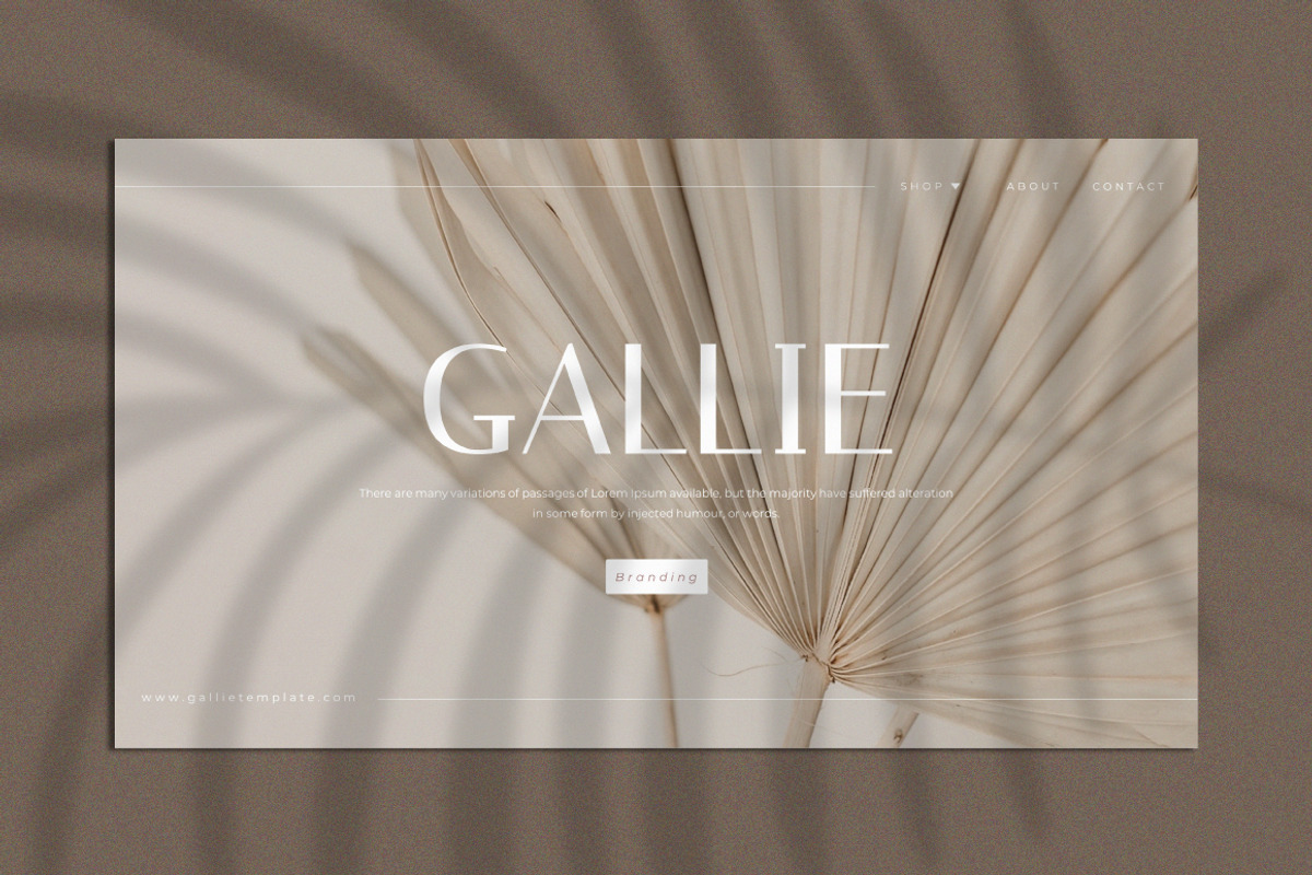 Gallie - Keynote Template, a Presentation Template by Secret Visual (Photo 2 of 11)