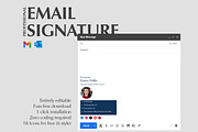 EDITABLE Email Signature Template, a Branding & Logo Template by Career Canvas (Thumbnail 1 of 4)