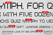 PROTAGON - Modern Pixel Display Font, a Sans Serif Font by Hainz Studio (Thumbnail 6 of 13)