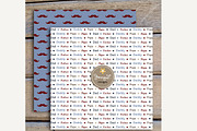 Father's Day Mustache Digital Paper, a Pattern Graphic by JennyL Designs (Thumbnail 4 of 5)