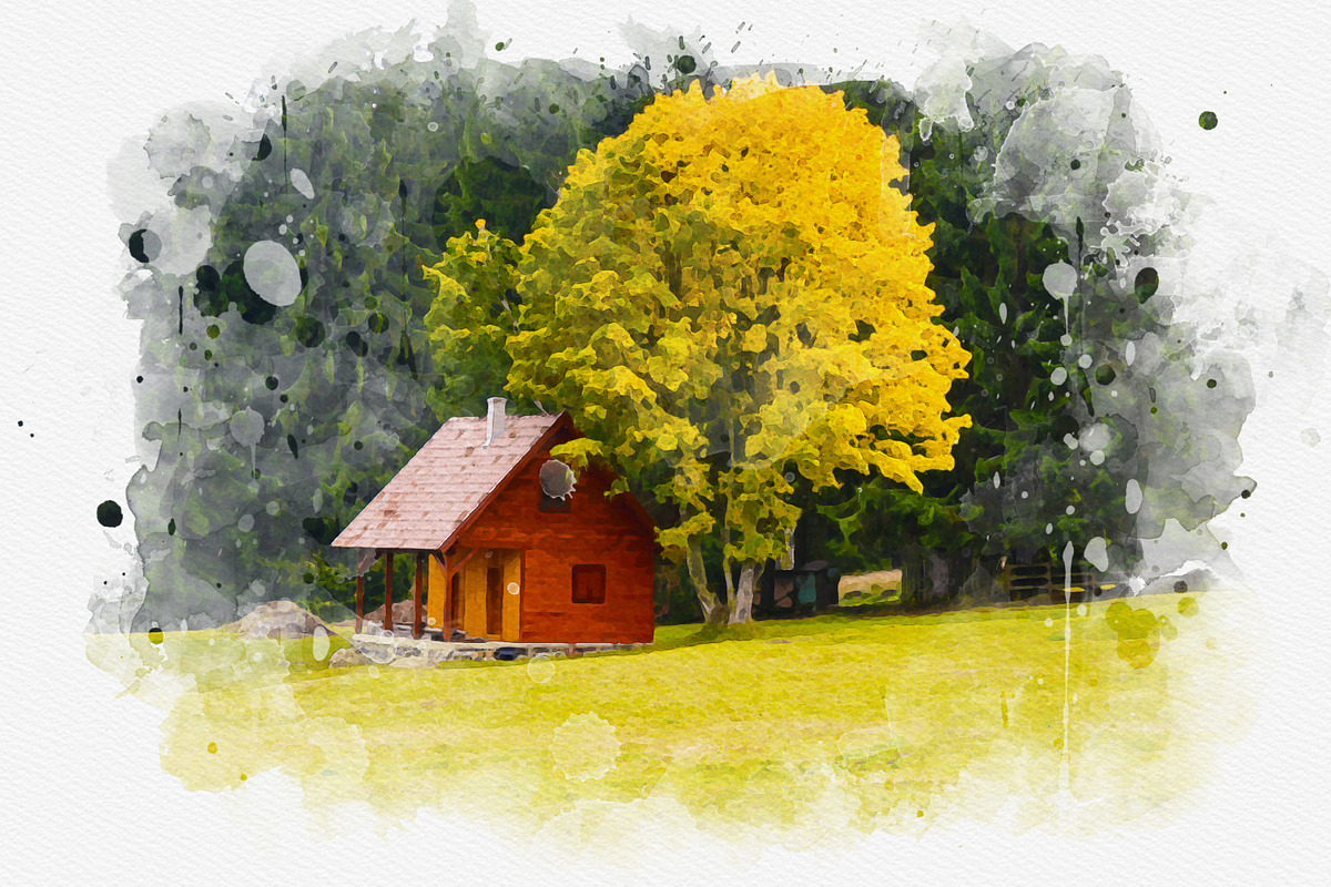 Classic Watercolor Painting Effect, an Action Add-On by liptouse (Photo 8 of 11)