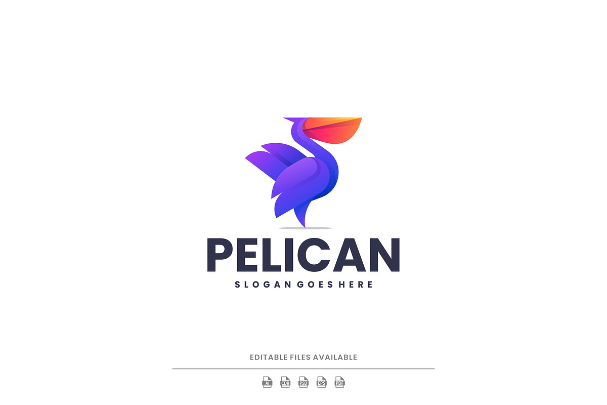 Gradient Modern Pelican Logo Design, a Branding & Logo Template by Artnivora.Std (Photo 1 of 4)