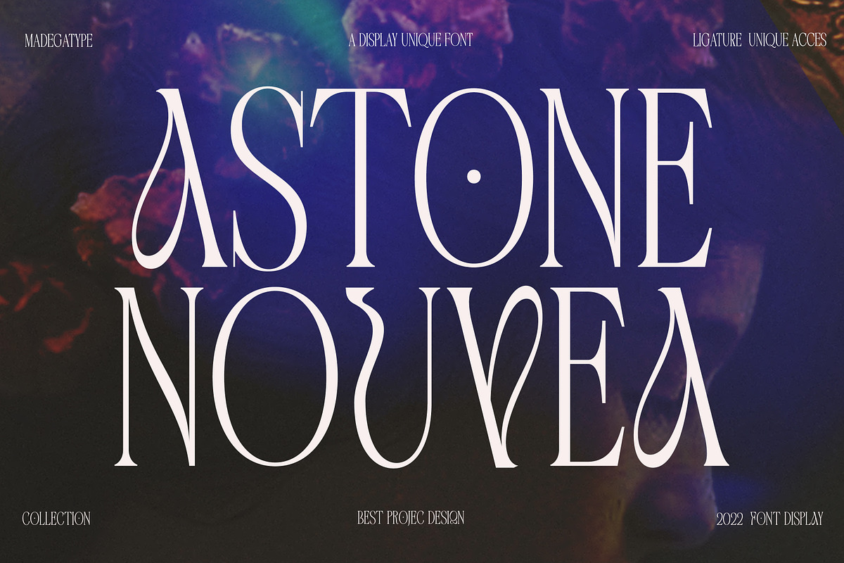 Astone Nouvea, a Sans Serif Font by Gatype (Photo 1 of 9)