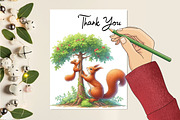 Cute Mama and Baby Animals Clipart, an Animal Illustration by RobertsArt (Thumbnail 6 of 7)