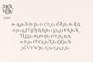 Mick Kelly - Beauty Font