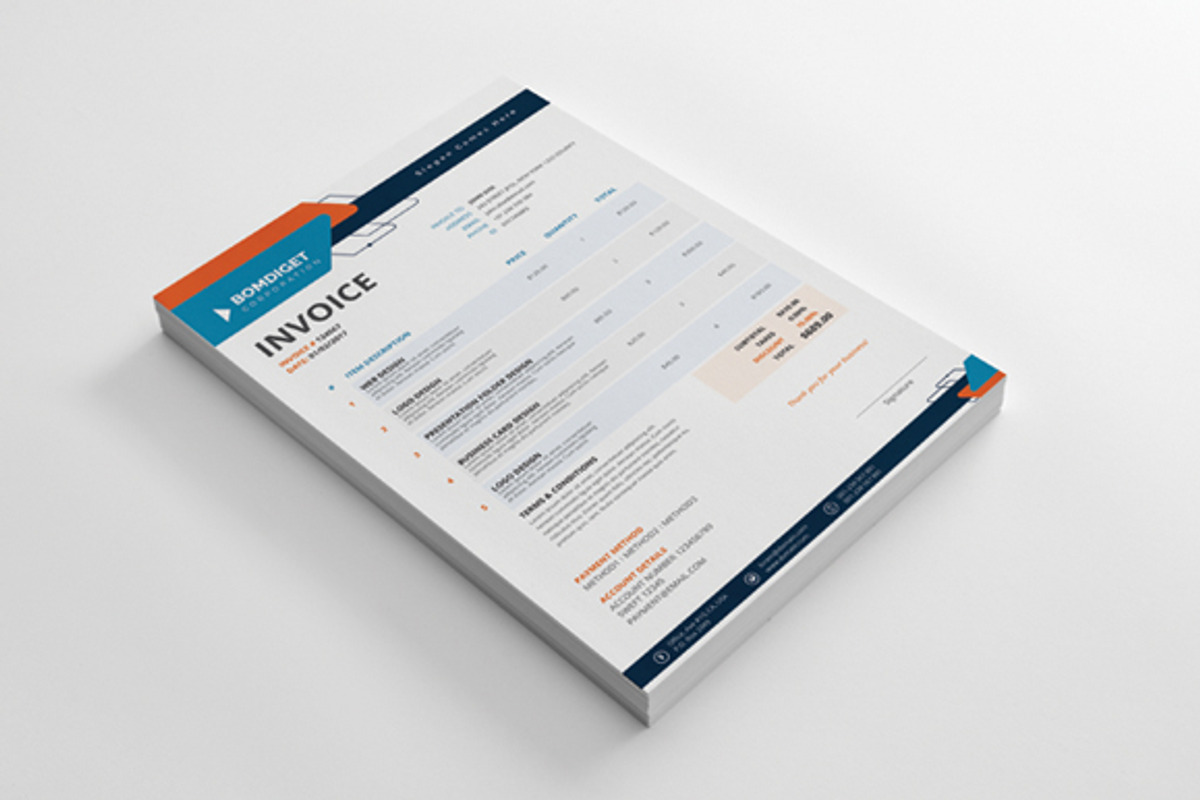 Invoice, a Stationery Template by Pxl_graphic (Photo 4 of 4)