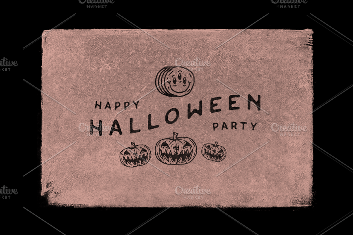 Halloween Doodles, a Texture Illustration by Andree Salazar (Photo 3 of 4)