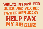Balok Display Font, a Sans Serif Font by Pokal Studio (Thumbnail 8 of 9)