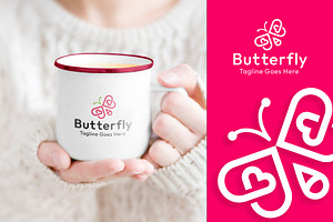 Butterfly Logo Template